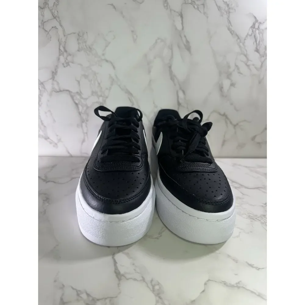 Nike Court Vision ALTA LTR Black Platform Sneakers DM0113-002 Women's Size 7.5